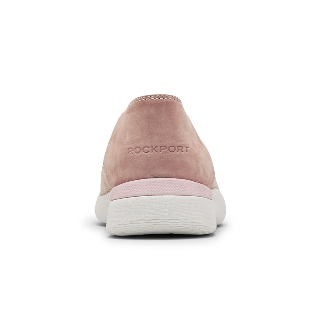 Rockport Flats Sko Dame Rosa - Truflex Fly Strikke Ballet - HQGT84196